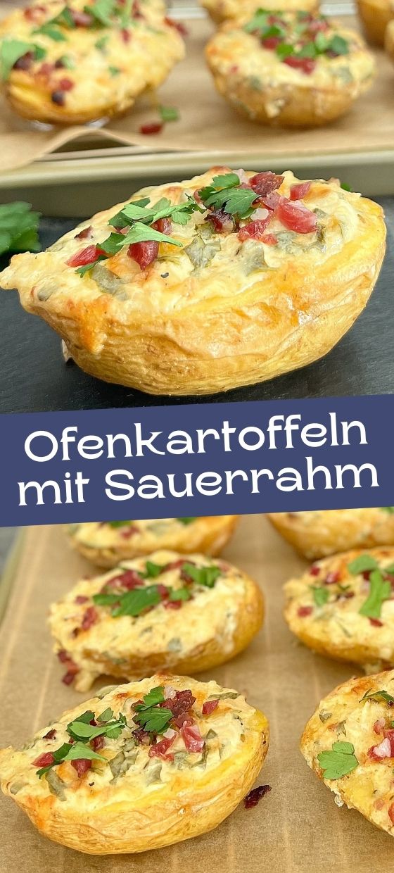 Ofenkartoffeln mit Sauerrahm