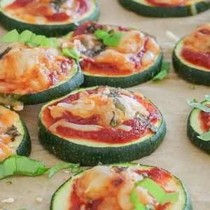 Mini Zucchini Pizzen
