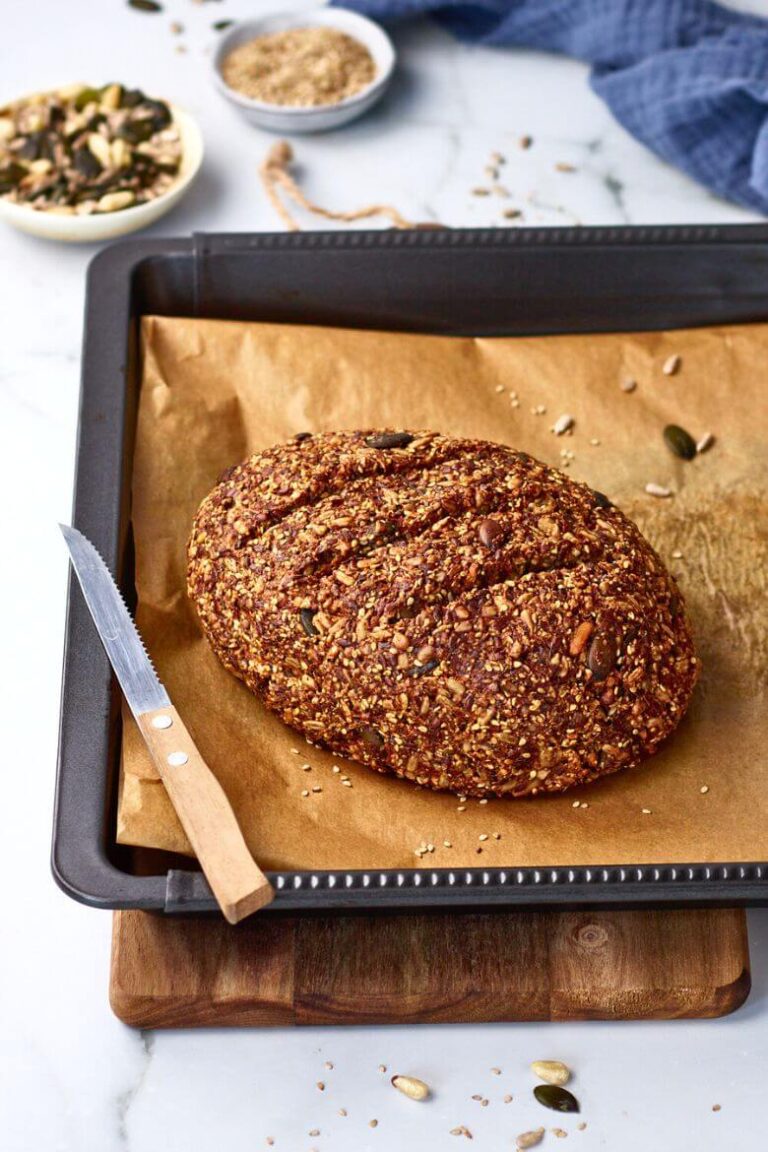5 Minuten Low Carb Brot Aus Der Mikrowelle Low Carb Brot - ein gesundes Rezept | Schnelles Abendessen