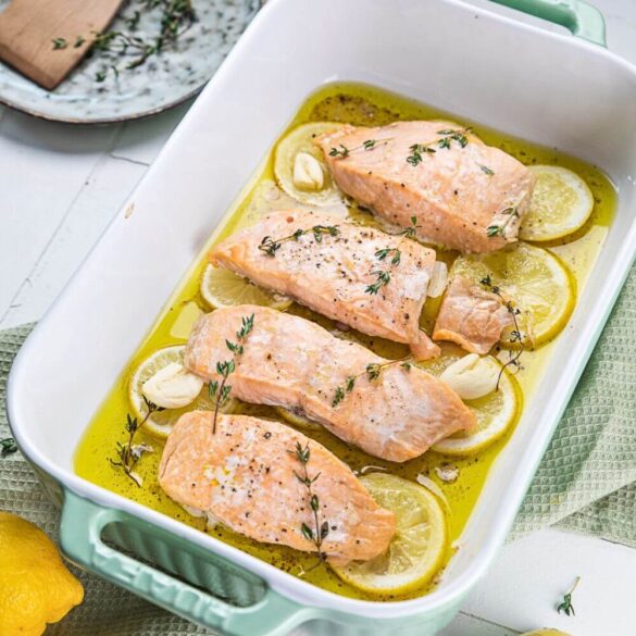 Zitronen-Lachs aus dem Ofen